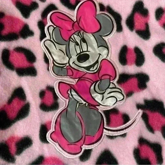 Disney Minnie Mouse Hoodie Sz 6 Girls 100% Polyester - Picture 7 of 8